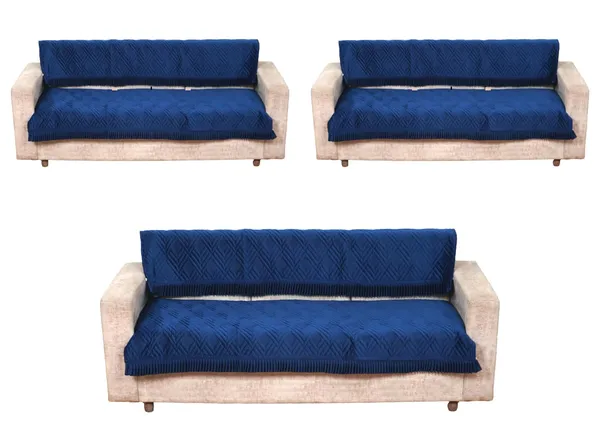 Navy_Blue_3_Seater_Quilted_Velvet_Sofa_Cover_With_Frill_Washable_Durable_Protector_Mat_Enhancing_Living_Room_For_Sofa_Heritage_Weave_Collection