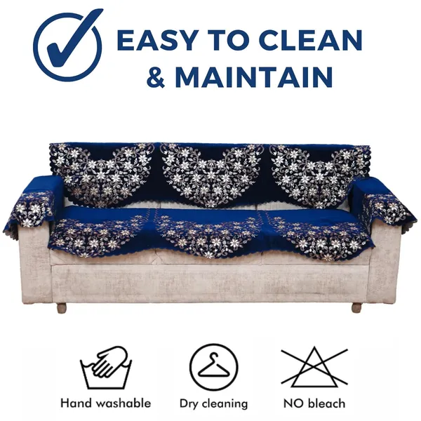 Navy_Blue_Elegant_Chenille_Sofa_Cover_For_3_Seater_Washable_Durable_Anti-Slip_Furniture_Protector
