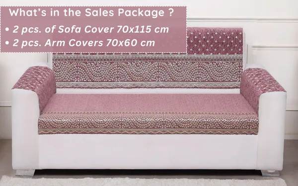 Fashion_Throw_Premium_Chenille_Sofa_Protector_2_Loveseat_Seater,_Polka_Dot_Pattern_with_Geometric_Border_Design,_Sofa_Slipcovers_for_Couch_for_Living_Room_Wooden_Sofa_Rose_Pink,_2+Arms