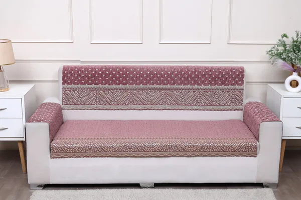 Fashion_Throw_Premium_Chenille_Sofa_Protector_3_Seater_Fully_Covered,_Polka_Dot_Geometric_Border_Design,_Sofa_Slipcovers_for_Couch_for_Living_Room_Wooden_Sofa_Rose_Pink,_3+Arms