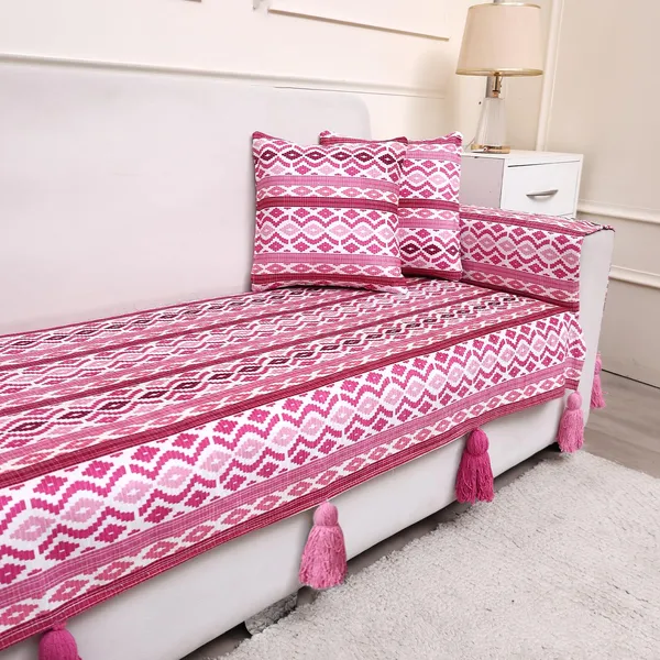 Fashion_Throw_Sofa_Cover_3_Seater_|_Chenille_Printed_Couch_Cover_with_Arm_Covers_&_Tassels_Design_|_Anti-Slip_Washable_Sofa_Protector_for_Living_Room_Furniture_(Pink,_3_Seater_(Half)_31"_x_70")
