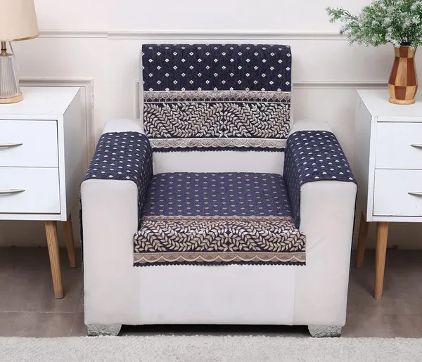 Fashion_Throw_Premium_Chenille_Sofa_Protector_1_Single_Seater,_Polka_Dot_Pattern_with_Geometric_Border_Design,_Sofa_Slipcovers_for_Couch_for_Living_Room_Wooden_Sofa_Purple,_1+Arms