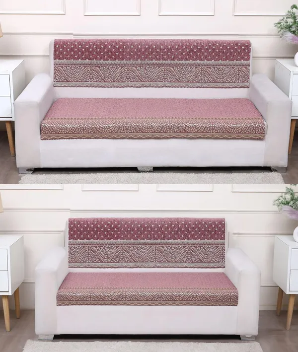 FASHION_THROW_|_Chenille_Sofa_Protector_&_Home_Decor_Upgrade_�_Rose_Pink_5_Seater_Sofa_Set_Cover_(3+1+1_Set)_Luxury_Fully_Covered_Furniture_Shield_(Rose_Pink,_3+2)