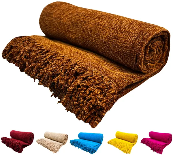 Rust_Polycotton_Sofa_Throw,_Throws_For_Sofa_And_Couch,_Sofa_Throws_For_3_Seater