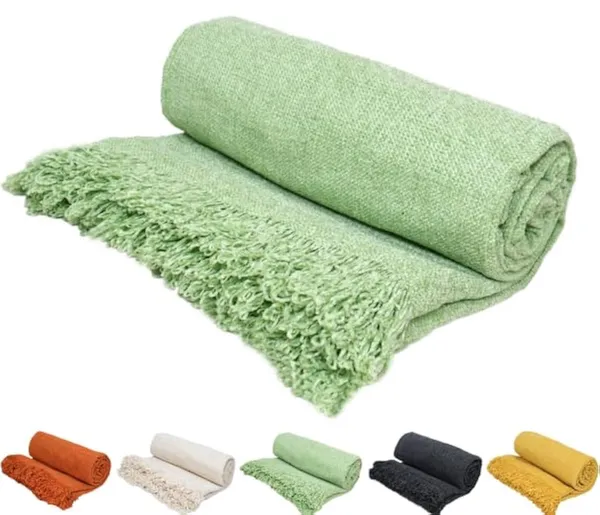 Sage_Green_Throw_Blanket_Soft_Cozy_Chenille_Throw_Blanket_With_Fringe_Tassel_For_Couch_Sofa_Chair_Bed_Living_Room_Gift