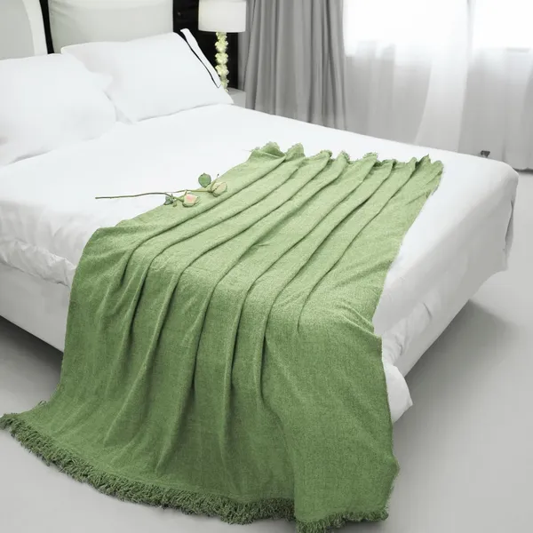 Sage_Green_Throw_Blanket_Soft_Cozy_Chenille_Throw_Blanket_With_Fringe_Tassel_For_Couch_Sofa_Chair_Bed_Living_Room_Gift