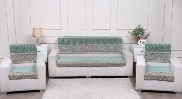 FASHION_THROW_|_Chenille_Sofa_Protector_&_Home_Decor_Upgrade_�_Sage_Green_5_Seater_Sofa_Set_Cover_(3+1+1_Set)_Luxury_Fully_Covered_Furniture_Shield_(Sage_Green,_5_Seater)