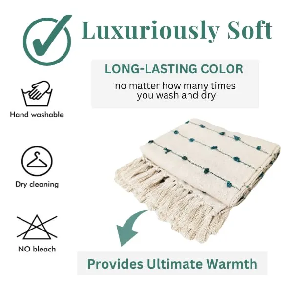 Beige_&_Teal_Pure_Cotton_Hand-Knitted_Sofa_Throw_Soft_And_Cozy_Decorative_Throw_52X72_Inches_/_130X180_Cms_Super_Soft_And_Breathable