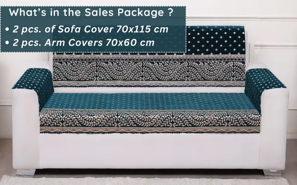 Fashion_Throw_Premium_Chenille_Sofa_Protector_2_Loveseat_Seater,_Polka_Dot_Pattern_with_Geometric_Border_Design,_Sofa_Slipcovers_for_Couch_for_Living_Room_Wooden_Sofa_Teal,_2+Arms