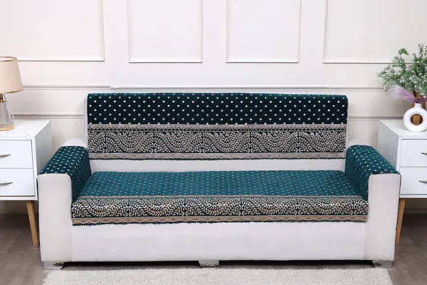 Fashion_Throw_Premium_Chenille_Sofa_Protector_3_Seater_Fully_Covered,_Polka_Dot_Geometric_Border_Design,_Sofa_Slipcovers_for_Couch_for_Living_Room_Wooden_Sofa_Teal,_3+Arms