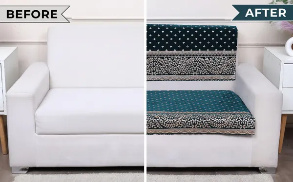 FASHION_THROW_|_Chenille_Sofa_Protector_&_Home_Decor_Upgrade_�_Teal_5_Seater_Sofa_Set_Cover_(3+1+1_Set)_Luxury_Fully_Covered_Furniture_Shield_(Teal,_5_Seater)