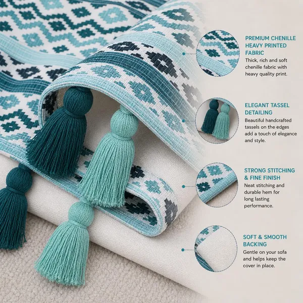 Fashion_Throw_Sofa_Cover_3_Seater_|_Chenille_Printed_Couch_Cover_with_Arm_Covers_&_Tassels_Design_|_Anti-Slip_Washable_Sofa_Protector_for_Living_Room_Furniture_(Teal,_3_Seater_(Full)_62"_x_70")