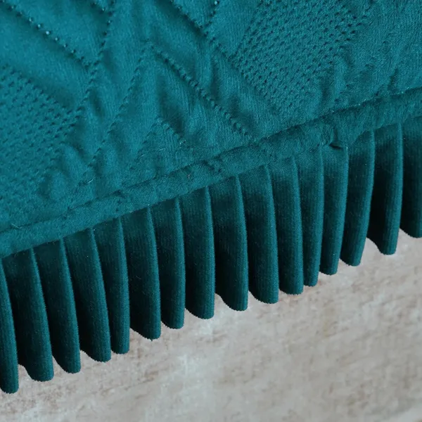 Teal_3_Seater_Quilted_Velvet_Sofa_Cover_With_Frill_Washable_Durable_Protector_Mat_Enhancing_Living_Room_For_Sofa_Heritage_Weave_Collection