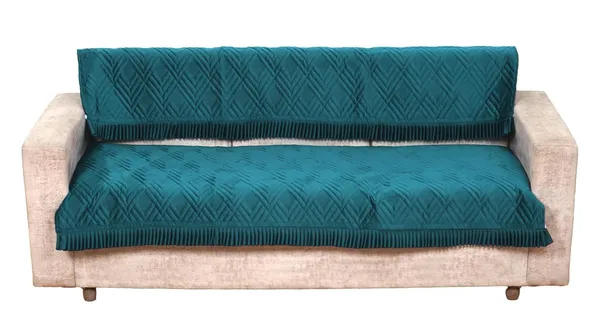 Teal_3_Seater_Quilted_Velvet_Sofa_Cover_With_Frill_Washable_Durable_Protector_Mat_Enhancing_Living_Room_For_Sofa_Heritage_Weave_Collection
