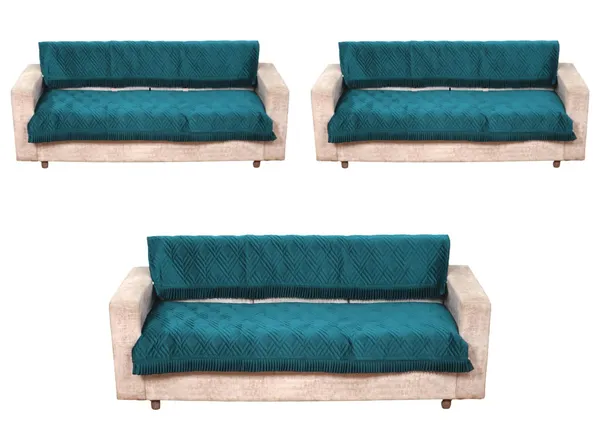 Teal_3_Seater_Quilted_Velvet_Sofa_Cover_With_Frill_Washable_Durable_Protector_Mat_Enhancing_Living_Room_For_Sofa_Heritage_Weave_Collection
