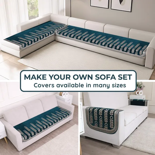Fashion_Throw_'Urban_Leaf_Series'_Velvet_Sofa_Arm_Rest_Cover_Set_of_2_(1_Pair)_|_Premium_Chenille_Embroidered_Sofa_Hand_Rest_Cover_(Teal,_Arm_Rest_Covers)