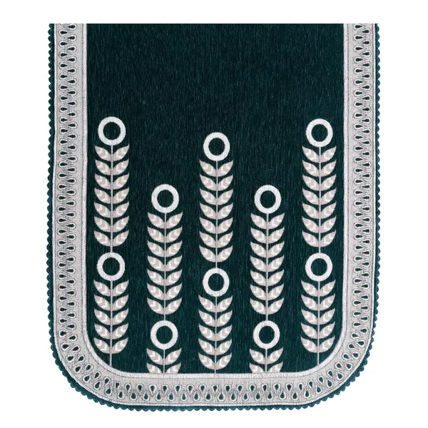 Fashion_Throw_'Urban_Leaf_Series'_Velvet_Sofa_Arm_Rest_Cover_Set_of_2_(1_Pair)_|_Premium_Chenille_Embroidered_Sofa_Hand_Rest_Cover_(Teal,_Arm_Rest_Covers)