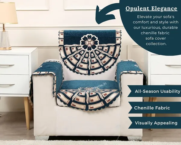 Teal_Sofa_Cover_L_Shape_6_Seats_Chenille_Anti-Slip_Protector_For_Living_Room_Slipcovers