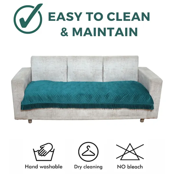 Teal_3_Seater_Quilted_Velvet_Sofa_Cover_With_Frill_Washable_Durable_Protector_Mat_Enhancing_Living_Room_For_Sofa_Heritage_Weave_Collection