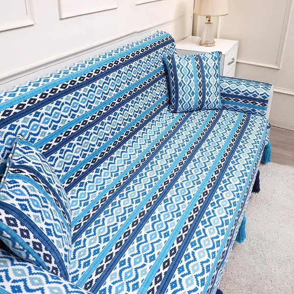 Fashion_Throw_Sofa_Cover_3_Seater_|_Chenille_Printed_Couch_Cover_with_Arm_Covers_&_Tassels_Design_|_Anti-Slip_Washable_Sofa_Protector_for_Living_Room_Furniture_(Turquoise,_3_Seater_(Full)_62"_x_70")