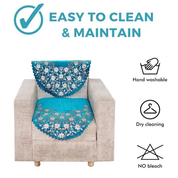 Turquoise_Elegant_Chenille_Sofa_Cover_For_1_Seater_Washable_Durable_Anti-Slip_Furniture_Protector
