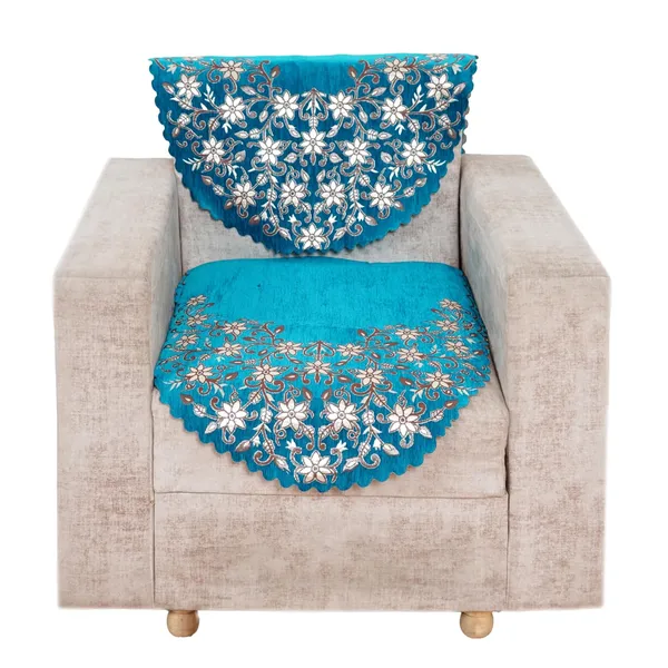 Turquoise_Elegant_Chenille_Sofa_Cover_For_1_Seater_Washable_Durable_Anti-Slip_Furniture_Protector