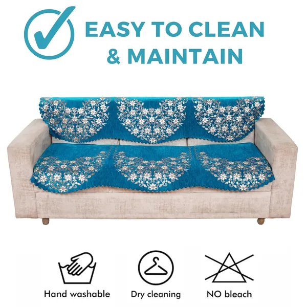 Blue_Elegant_Chenille_Sofa_Cover_For_3_Seater_Washable_Durable_Anti-Slip_Furniture_Protector