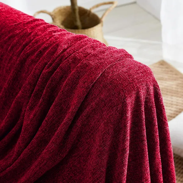 Wine_Red_Throw_Blanket_Soft_Cozy_Chenille_Throw_Blanket_With_Fringe_Tassel_For_Couch_Sofa_Chair_Bed_Living_Room_Gift