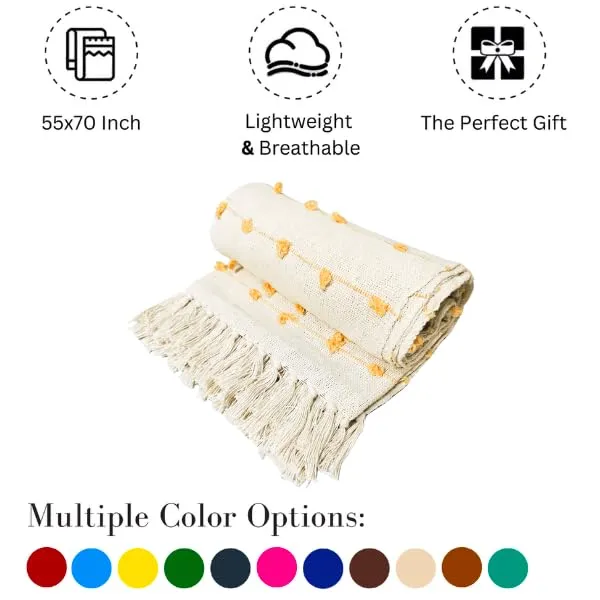 Yellow_Pure_Cotton_Hand-Knitted_Sofa_Throw_Soft_And_Cozy_Decorative_Throw_52X72_Inches_/_130X180_Cms_Super_Soft_And_Breathable