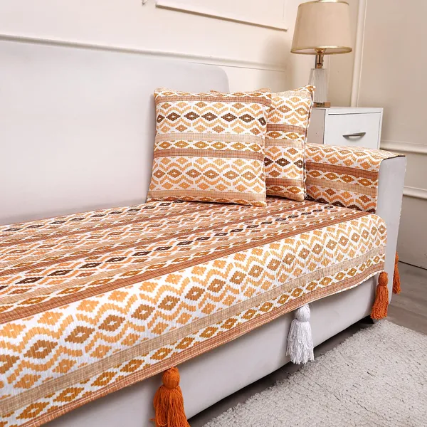 Fashion_Throw_Sofa_Cover_3_Seater_|_Chenille_Printed_Couch_Cover_with_Arm_Covers_&_Tassels_Design_|_Anti-Slip_Washable_Sofa_Protector_for_Living_Room_Furniture_(Yellow,_3_Seater_(Half)_31"_x_70")
