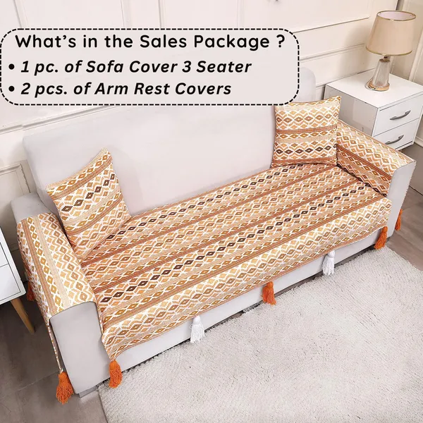 Fashion_Throw_Sofa_Cover_3_Seater_|_Chenille_Printed_Couch_Cover_with_Arm_Covers_&_Tassels_Design_|_Anti-Slip_Washable_Sofa_Protector_for_Living_Room_Furniture_(Yellow,_3_Seater_(Half)_31"_x_70")