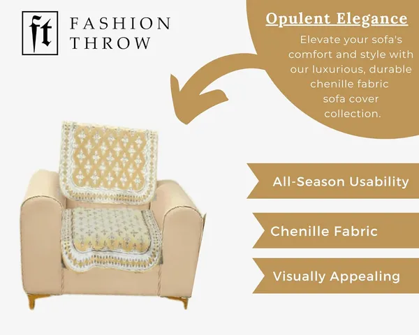 Yellow_Elegant_Chenille_Sofa_Cover_For_1_Seater_Washable_Durable_Anti-Slip_Furniture_Protector