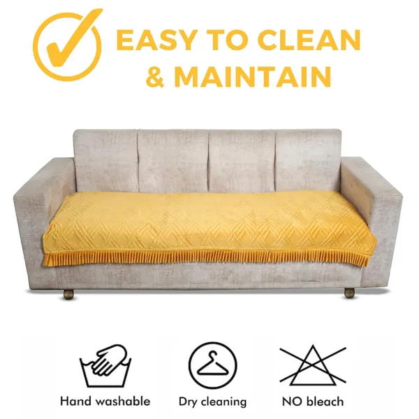 Yellow_3_Seater_Quilted_Velvet_Sofa_Cover_With_Frill_Washable_Durable_Protector_Mat_Enhancing_Living_Room_For_Sofa_Heritage_Weave_Collection
