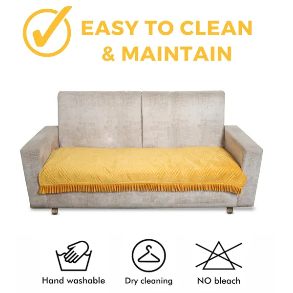Yellow_3_Seater_Quilted_Velvet_Sofa_Cover_With_Frill_Washable_Durable_Protector_Mat_Enhancing_Living_Room_For_Sofa_Heritage_Weave_Collection