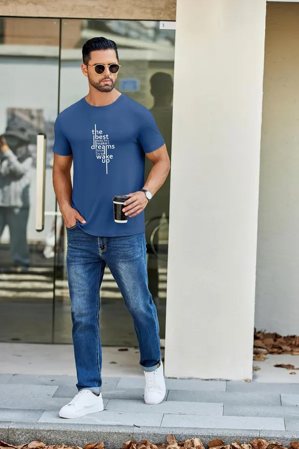 Blue_Regular_Fit_Pure_Cotton_T-Shirt_For_Men