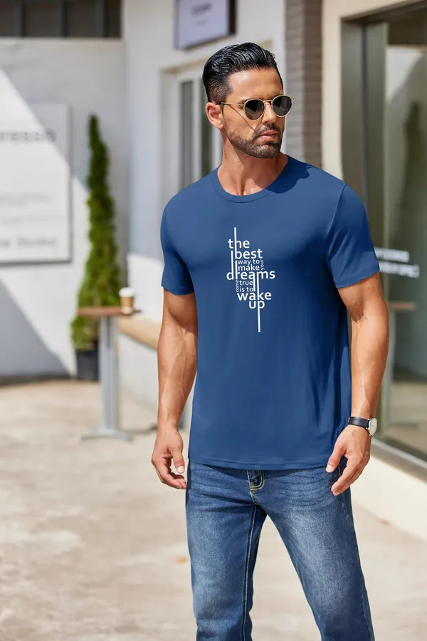 Blue_Regular_Fit_Pure_Cotton_T-Shirt_For_Men