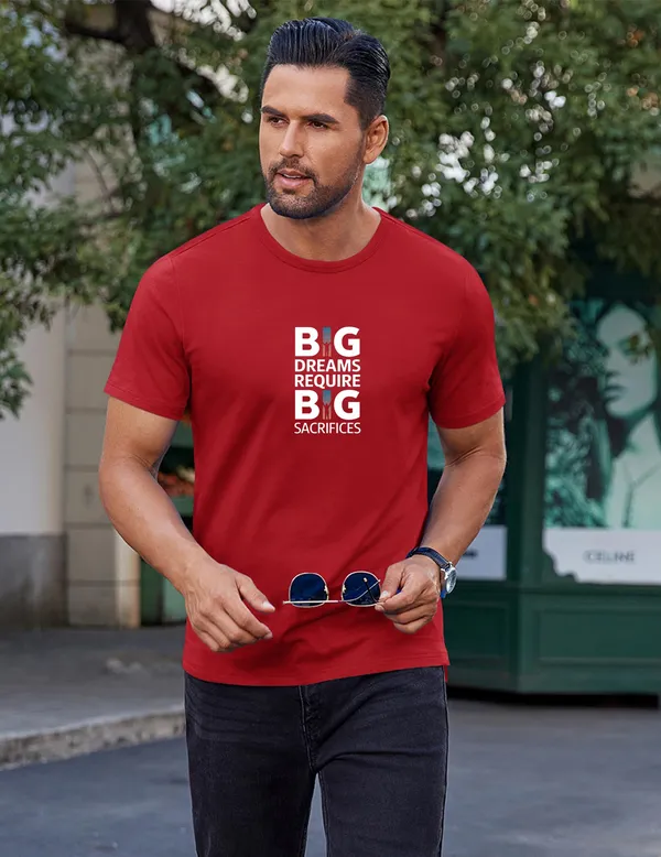 Red_Regular_Fit_Pure_Cotton_T-Shirt_For_Men