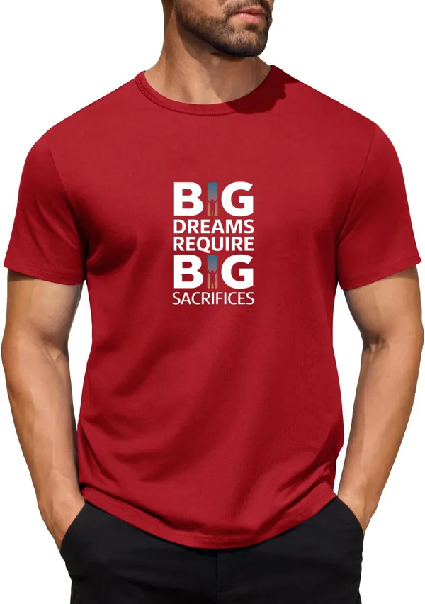 Red_Regular_Fit_Pure_Cotton_T-Shirt_For_Men
