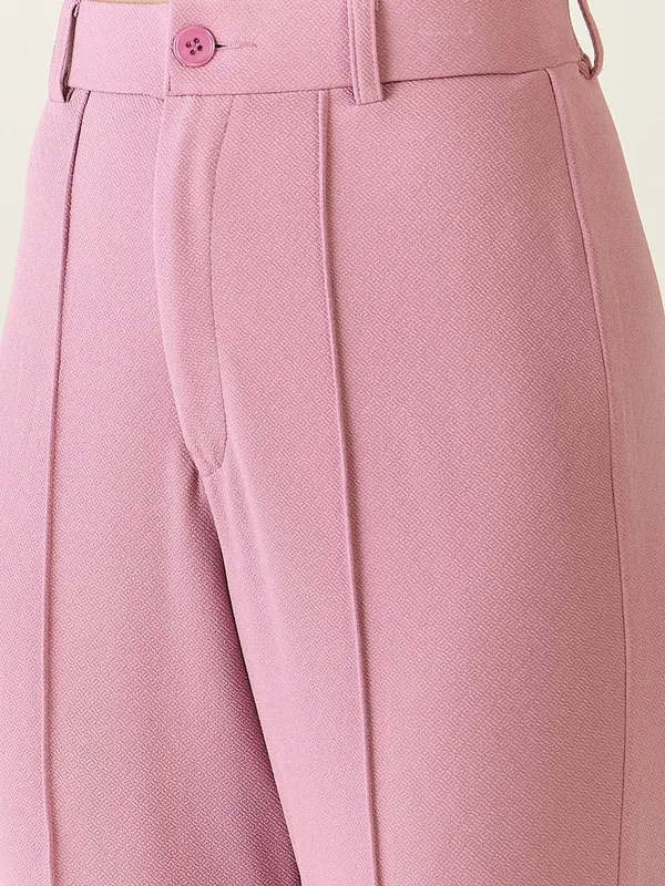 Rose_Gold_Viscose_Rayon_Trousers_For_Women