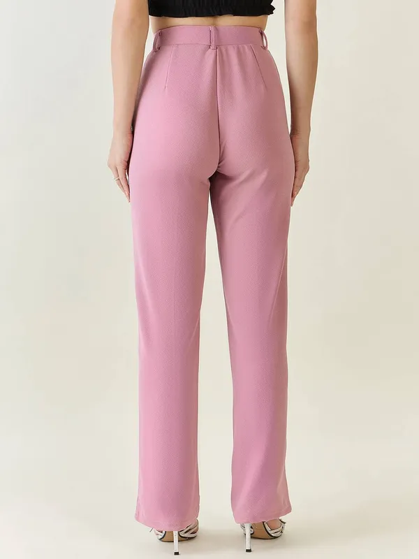 Rose_Gold_Viscose_Rayon_Trousers_For_Women
