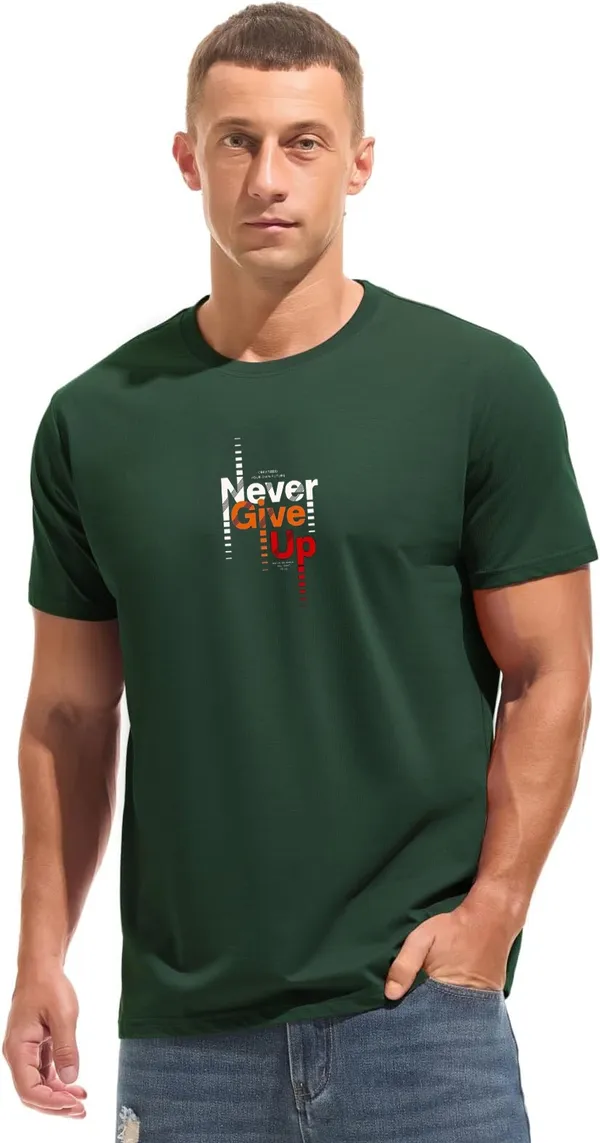 Green_Regular_Fit_Pure_Cotton_T-Shirt_For_Men
