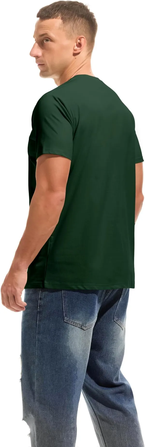 Green_Regular_Fit_Pure_Cotton_T-Shirt_For_Men