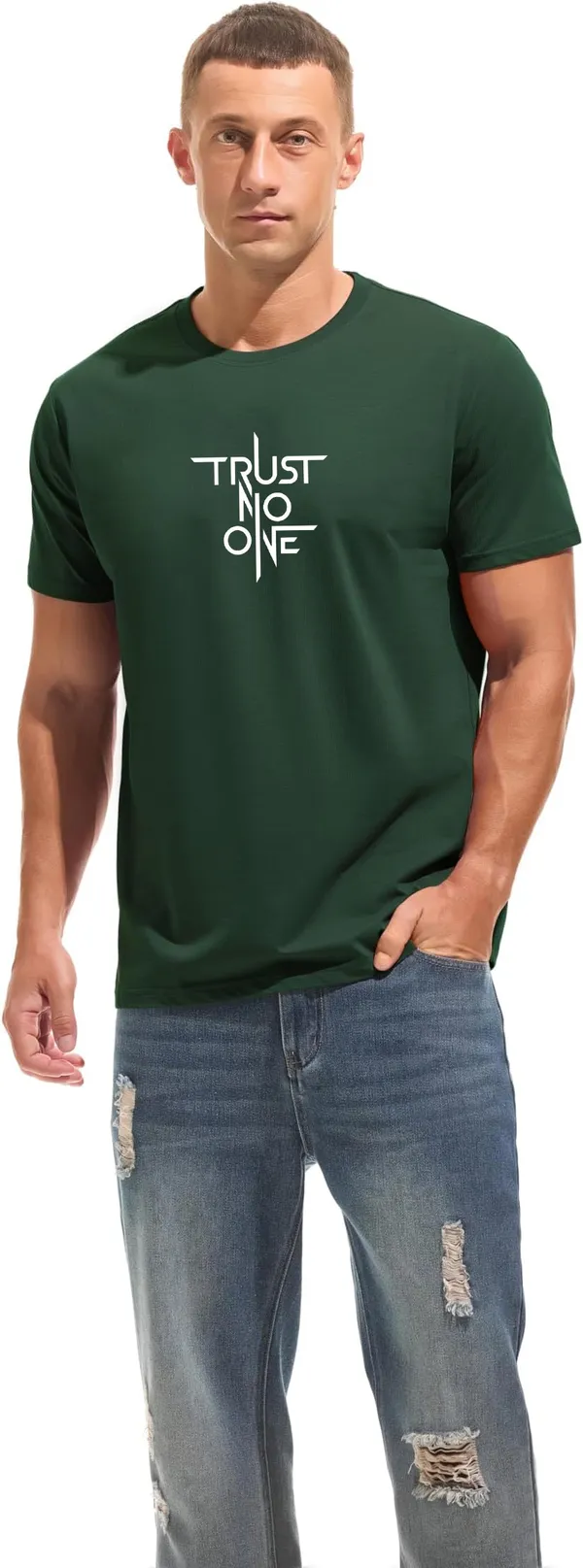 Green_Regular_Fit_Pure_Cotton_T-Shirt_For_Men