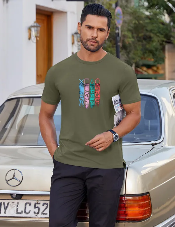 Mehndi_Regular_Fit_Pure_Cotton_T-Shirt_For_Men