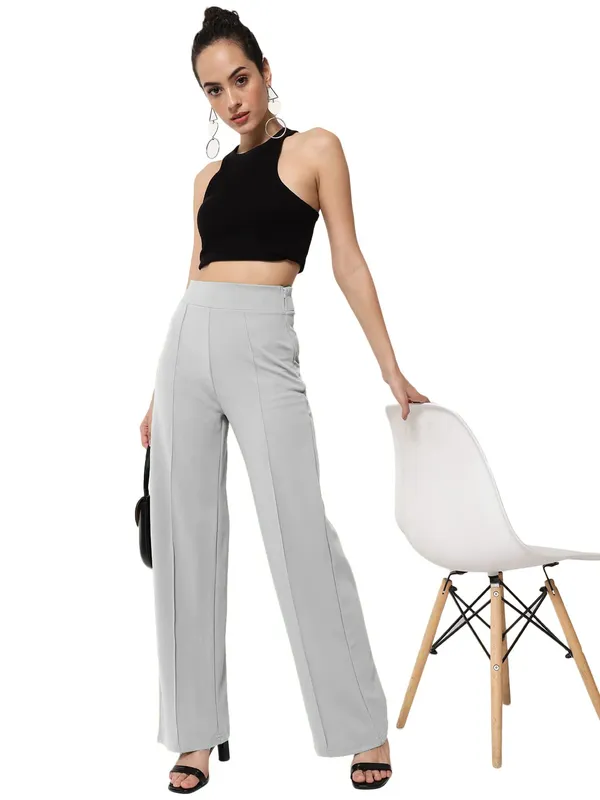 Light_Grey_Viscose_Rayon_Trousers_For_Women