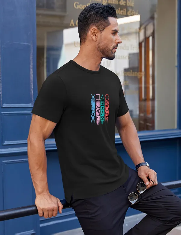 Black_Regular_Fit_Pure_Cotton_T-Shirt_For_Men