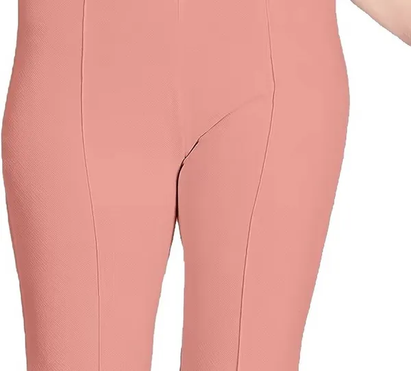 Peach_Viscose_Rayon_Trousers_For_Women