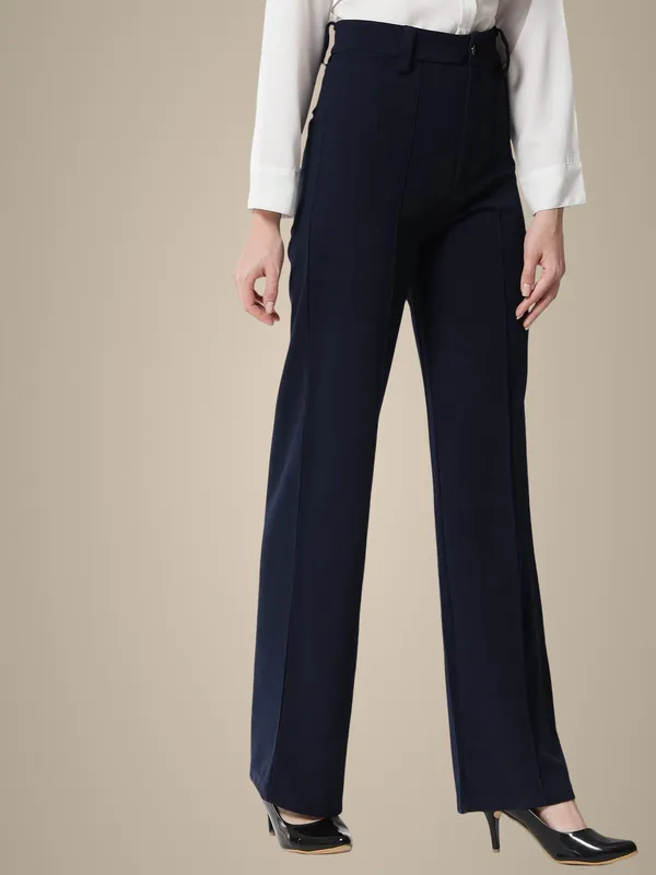 Navy_Viscose_Rayon_Trousers_For_Women