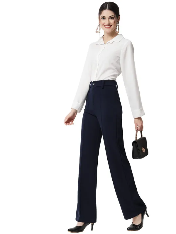 Navy_Viscose_Rayon_Trousers_For_Women