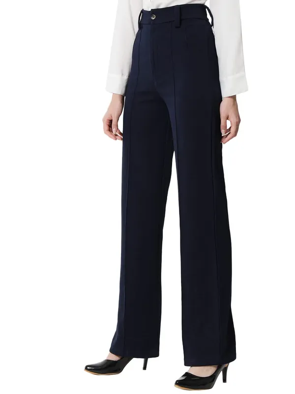 Navy_Viscose_Rayon_Trousers_For_Women